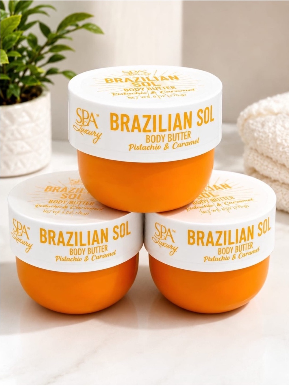 adidas Orange & White Body Butter Trio